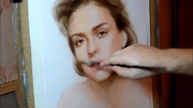 Живопись сухой кистью. Видео #4. смотреть онлайн