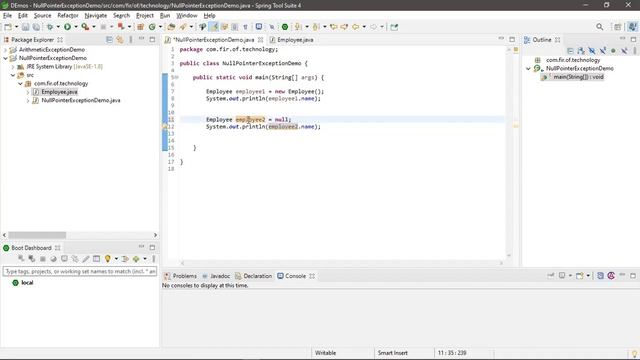 Java Tutorial on java.lang.NullPointerException || NullPointerException