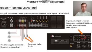LPA-LX Ошибки монтажа линий трансляции