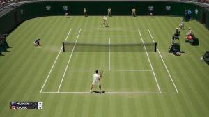 John Millman vs Milos Raonic - AO International Tennis - Gameplay