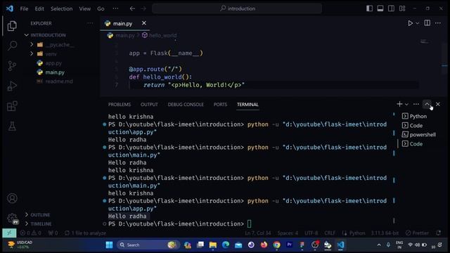 Introduction of Flask & How Websites Work | Flask Web Development | #python #flask смотреть онлайн