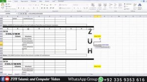 Ms Excel 2010 Full Tutorial Class # 57 Functions and Formulas in Pashto | Excel Functions Formulas