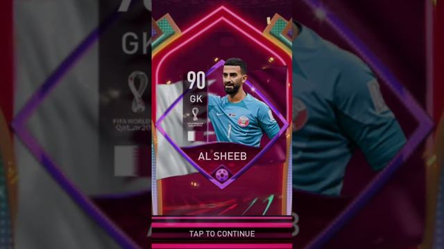 Al sheeb(GK) 90ovr fifa mobile