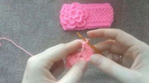 Красивый цветочек крючком