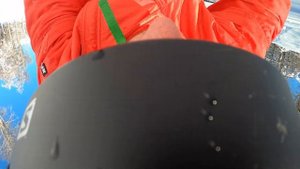 Первый заезд на сноуборде, Роза хутор 2020