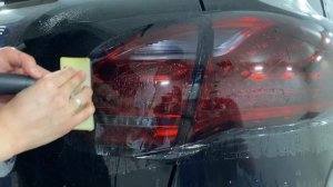 Тонирование задней оптики.