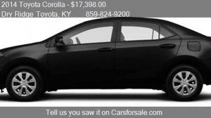 2014 Toyota Corolla L for sale in Dry Ridge, KY 41035 at Dry