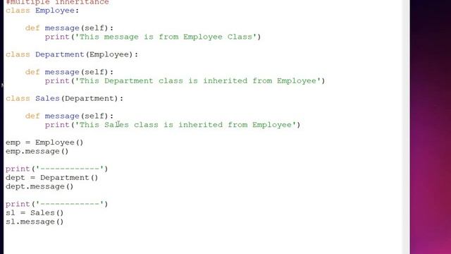 python multiple inheritance