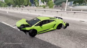 Spike Strip High Speed Crashes #48 – BeamNG Drive | CrashBoomPunk