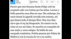 🔴FELIPE VI YA TIENE PLANES CON SU NOVIA EN SEMANA SANTA SE VA SIN LETIZIA ARDE  EN CELOS LA REINA