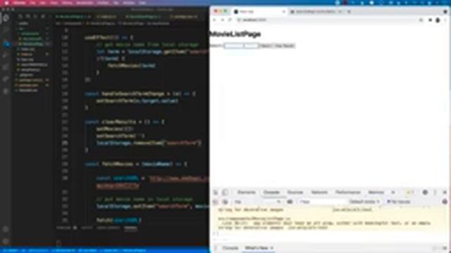 Persisting State, Adding Clear Results Button - React JS for the Absolute Beginner