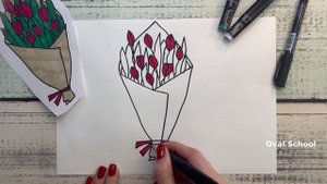 Как нарисовать ТЮЛЬПАНЫ / ЦВЕТЫ