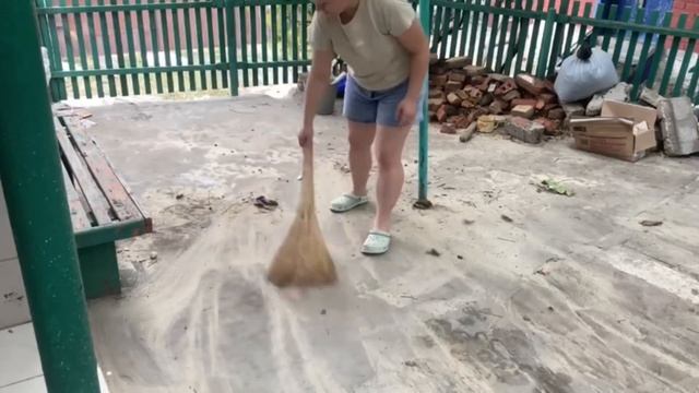 Мотивация на уборку. Когда перестану мыть посуду? Убираю во дворе. Что снимать? смотреть онлайн