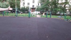 Круговая тренировка на уличной-тренажерной площадке !!!
