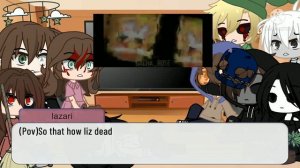 Creepypasta react Afton family part //•3/6 Elizabeth Afton•