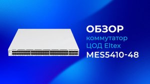 Обзор коммутатора ЦОД Eltex MES5410-48