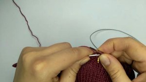 Макушка для шапки резинкой 1х1 | мастер - класс