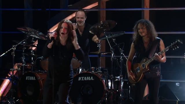 Metallica with Ozzy Osbourne - Iron Man and Paranoid смотреть онлайн