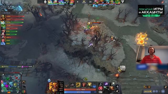 ПАПИЧ СМОТРИТ ЗА ТОП 1 ИГРОКОМ на THE INTERNATIONAL 2023! | ПАПИЧ - TUNDRA vs ENTITY - ИНТ 2023