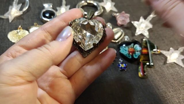 #винтажныеукрашения #винтаж 56.  Продолжение распаковки с винтажными украшениями. Кулоны