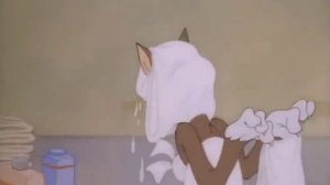Tom and Jerry: Baby Puss diaper change scene