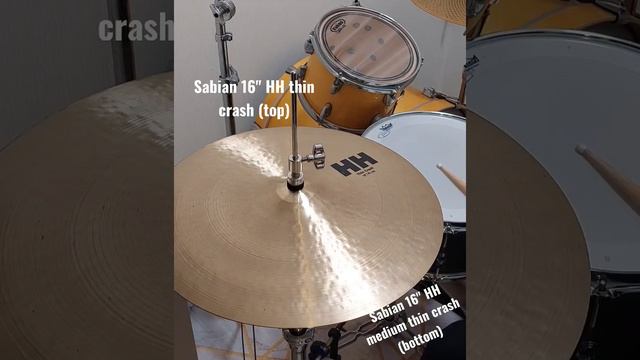 Sabian 16" Crash Hi hats #drums #cymbal #sabian