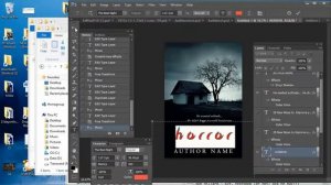 How to make a fiction book cover in Photoshop for your novel