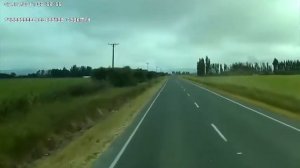 Водитель съехал в кювет