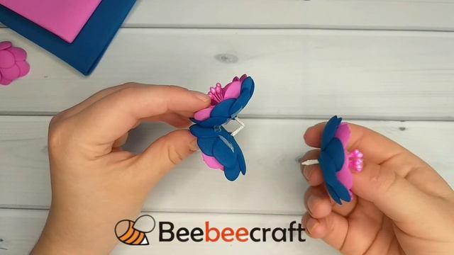 ОНИ ПРИТЯГИВАЮТ ВЗГЛЯДЫ ? Beebeecraft ? Резиночки из фоамирана своими руками ? Цветы из фоамирана