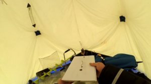 Зимняя рыбалка на карася. Испытываю зимнюю самоподсекающую удочку.