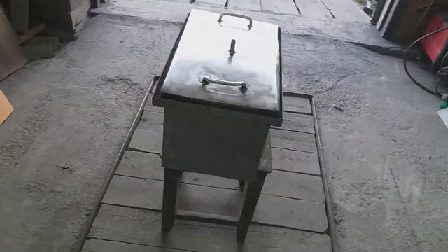 Коптильня своими руками, горячего копчения