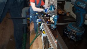 Врезка ответной планки магнитной защёлки Апекс 5800