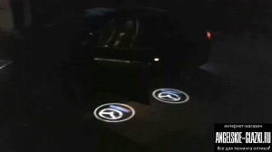 Подсветка дверей с логотипом в штатное место для Mazda