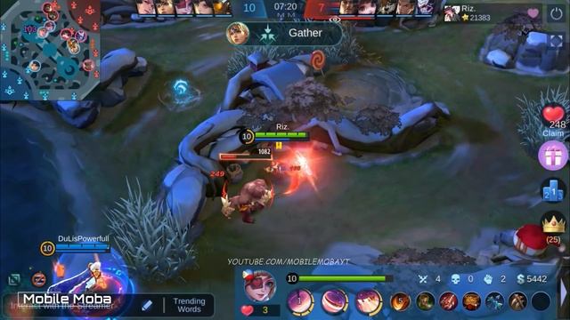 Super MVP Streak, Ruby King Perfect Gameplay [ Top 1 Global Ruby ] Riz. - Mobile Legends смотреть онлайн