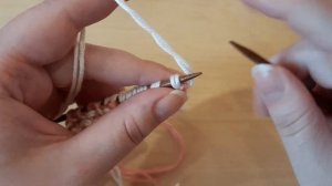 Твидовый узор спицами