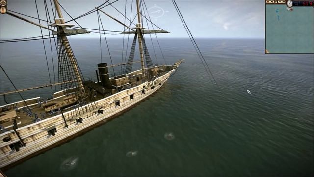 Total War: Shogun 2 Fall of the Samurai British Ironclad battle смотреть онлайн
