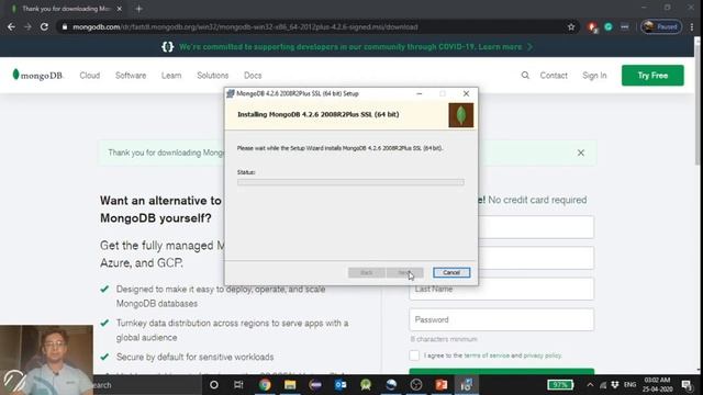 MongoDB Basic Tutorial - Part 2 : Installation of MongoDB смотреть онлайн