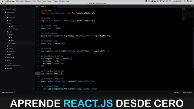 Curso: Aprende React.js desde cero - Handlebars & Initial State #10 смотреть онлайн