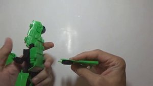 Обзор игрушек.Трансформер "Зеленый Хаммер."