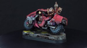 World Eater Chaos Lord on a Bike