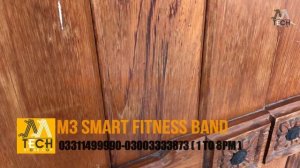 M3 Smart Wrist Band BPM/BP/SP02 Sensors Unboxing By M-Tech URDU/HINDI