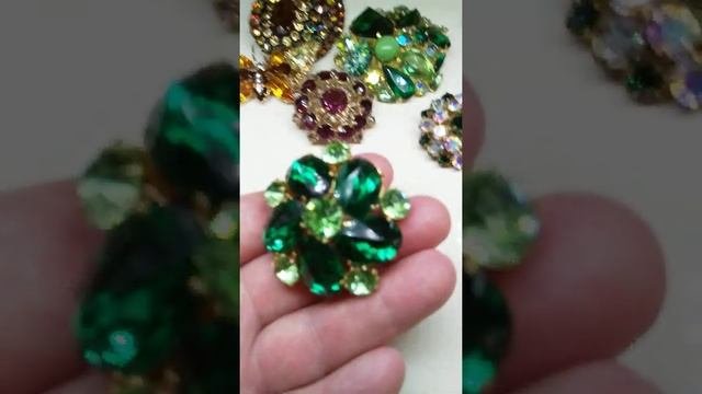 Моя коллекция. Брошь винтаж в стиле Джолианна. Винтаж броши