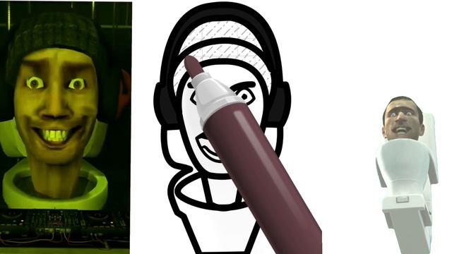 Как Быстро и легко нарисовать и раскрасить картинку Скибиди туалета Дж Скибиди смотреть онлайн