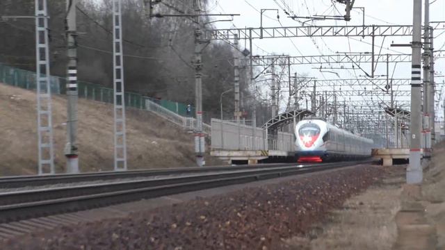 Электропоезд ЭВС1-06 САПСАН №753 Санкт-Петербург - Москва смотреть онлайн