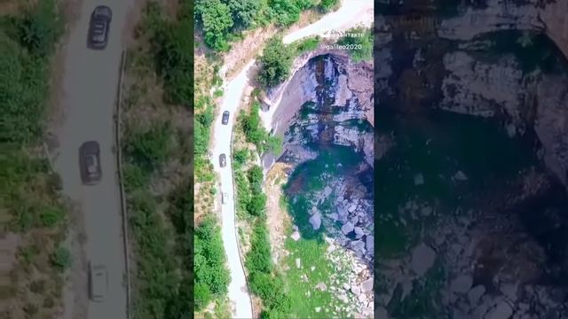 Вот это вид! Как они построили дорогу прямо над обрывом? смотреть онлайн