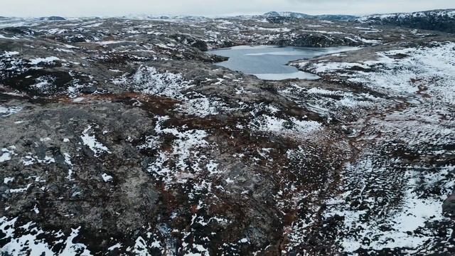 Teriberka (Териберка) aerial view смотреть онлайн
