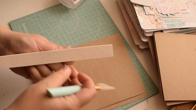 Простой и аккуратный переплет фотоальбома. Процесс создания. смотреть онлайн