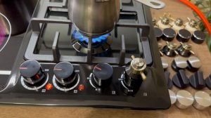 Luxor SH 68 BK IX Genusswert, комбинированная варочная поверхность, 2 газ 2 электро плита