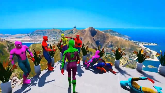 GTA King 1 spider man water ragdolls part 318 смотреть онлайн