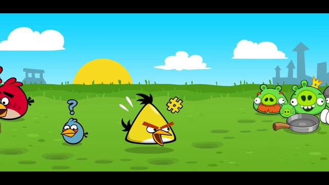 Angry birds gameplay node-1 (Poached eggs)